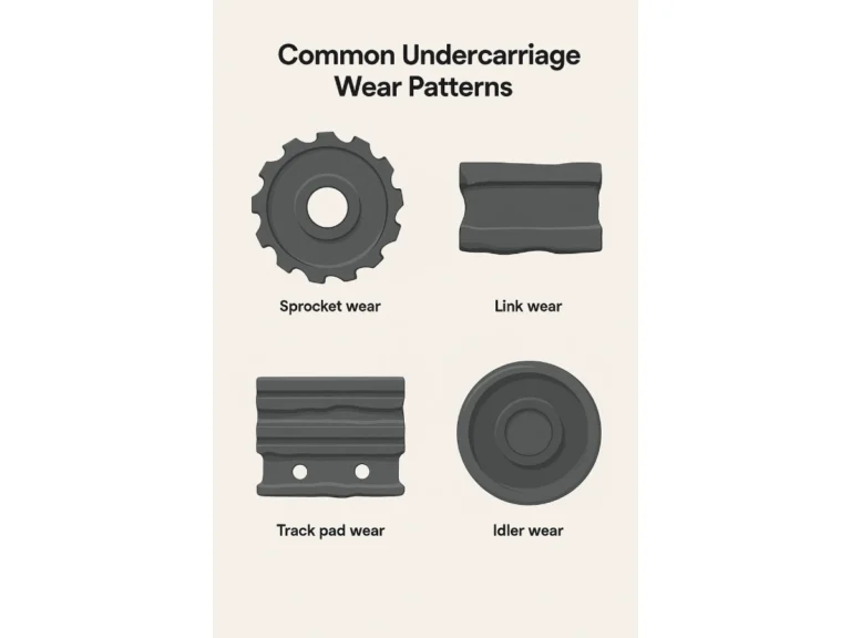 excavator undercarriage parts