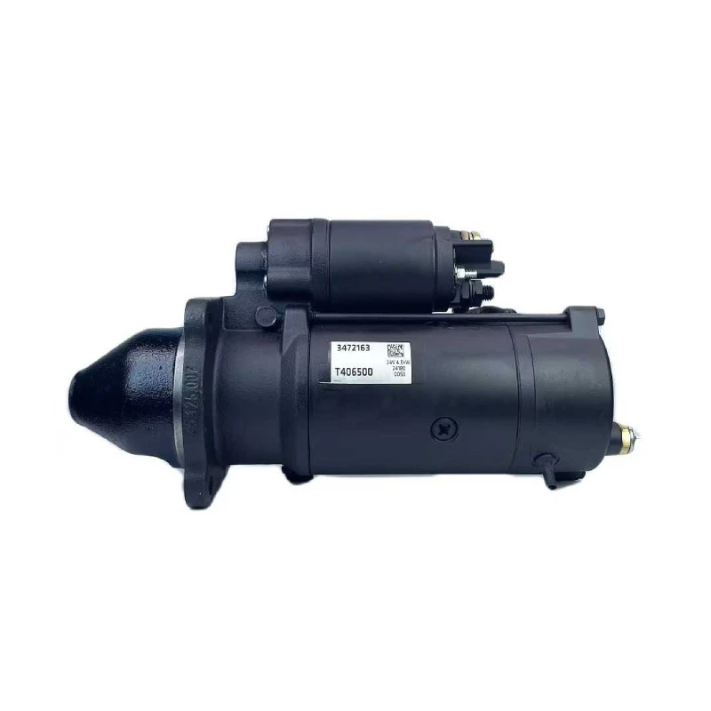 Genuine Perkins T406500 starter motor close-up view